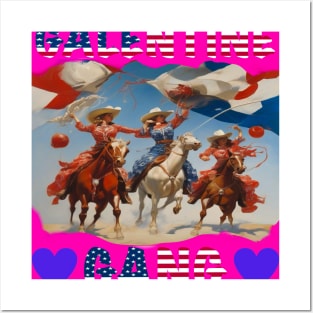 Galentine gang rodeo Posters and Art